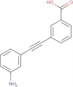 3-[2-(3-Aminophenyl)ethynyl]benzoic acid