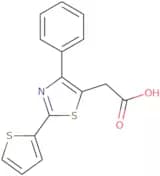 2-[4-Phenyl-2-(thiophen-2-yl)-1,3-thiazol-5-yl]acetic acid