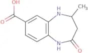4-Methyl-2-oxo-2,3,4,5-tetrahydro-1H-1,5-benzodiazepine-7-carboxylic acid