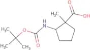 2-{[(tert-Butoxy)carbonyl]amino}-1-methylcyclopentane-1-carboxylic acid