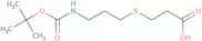 3-[(3-{[(tert-Butoxy)carbonyl]amino}propyl)sulfanyl]propanoic acid