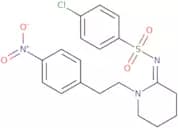 (NZ)-4-chloro-N-[1-[2-(4-nitrophenyl)ethyl]piperidin-2-ylidene]benzenesulfonamide