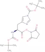 N-α,Nim-Bis-Boc-L-histidine N-hydroxysuccinimide ester