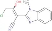 4-Chloro-2-(1-methyl-2,3-dihydro-1H-1,3-benzodiazol-2-ylidene)-3-oxobutanenitrile