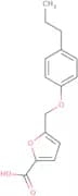5-[(4-Propylphenoxy)methyl]furan-2-carboxylic acid