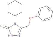 4-Cyclohexyl-3-(phenoxymethyl)-4,5-dihydro-1H-1,2,4-triazole-5-thione
