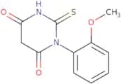 1-(2-Methoxyphenyl)-2-sulfanylidene-1,3-diazinane-4,6-dione