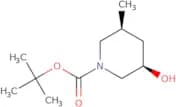 rac-tert-Butyl (3R,5S)-3-hydroxy-5-methylpiperidine-1-carboxylate