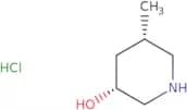rac-(3R,5S)-5-Methylpiperidin-3-ol hydrochloride