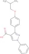 3-[4-(2-Methylpropoxy)phenyl]-1-phenyl-1H-pyrazole-4-carboxylic acid