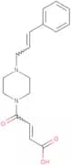 4-Oxo-4-(4-(3-phenylprop-2-enyl)piperazinyl)but-2-enoic acid