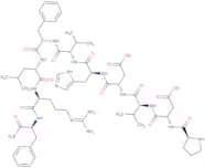 H-Pro-Asp-Val-Asp-His-Val-Phe-Leu-Arg-Phe-NH2