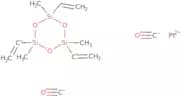 Platinumcarbonylcyclovinylmethylsiloxane complex
