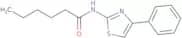 N-(4-Phenyl-2,5-thiazolyl)hexanamide