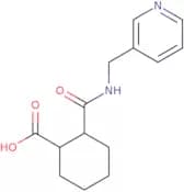 2-(N-(3-Pyridylmethyl)carbamoyl)cyclohexanecarboxylic acid