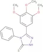 4-Phenyl-3-(3,4,5-trimethoxyphenyl)-1,2,4-triazoline-5-thione