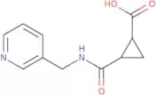 2-(N-(3-Pyridylmethyl)carbamoyl)cyclopropane-carboxylic acid