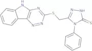 4-Phenyl-3-(2,3,6-triazino[5,4-b]indol-3-ylthiomethyl)-1,2,4-triazoline-5-thione
