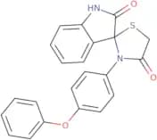 3-(4-phenoxyphenyl)spiro[1,3-thiazolidine-2,3'-indoline]-4,7-dione