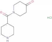 1-(Piperidine-4-carbonyl)piperidin-4-one hydrochloride