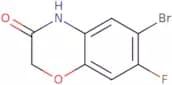 6-Bromo-7-fluoro-2,4-dihydro-1,4-benzoxazin-3-one