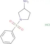 (3S)-1-(Benzenesulfonyl)pyrrolidin-3-amine hydrochloride