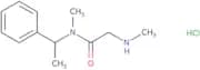 N-Methyl-2-(methylamino)-N-(1-phenylethyl)acetamide hydrochloride