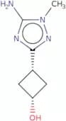 (1S,3S)-3-(5-Amino-1-methyl-1H-1,2,4-triazol-3-yl)cyclobutan-1-ol