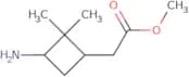 rac-Methyl 2-[(1R,3R)-3-amino-2,2-dimethylcyclobutyl]acetate