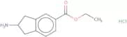 Ethyl 2-amino-2,3-dihydro-1H-indene-5-carboxylate hydrochloride