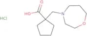 1-[(1,4-Oxazepan-4-yl)methyl]cyclopentane-1-carboxylic acid hydrochloride