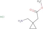 Methyl 2-[1-(aminomethyl)cyclopropyl]acetate hydrochloride