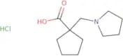 1-[(Pyrrolidin-1-yl)methyl]cyclopentane-1-carboxylic acid hydrochloride
