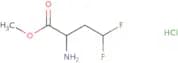 Rel-methyl (2R)-2-amino-4,4-difluorobutanoate hydrochloride