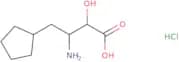 3-Amino-4-cyclopentyl-2-hydroxybutanoic acid hydrochloride