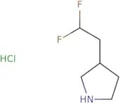 3-(2,2-Difluoroethyl)pyrrolidine hydrochloride