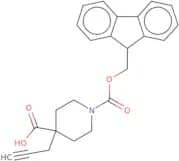 1-{[(9H-Fluoren-9-yl)methoxy]carbonyl}-4-(prop-2-yn-1-yl)piperidine-4-carboxylic acid