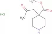 Methyl 4-(2-oxopropyl)piperidine-4-carboxylate hydrochloride