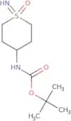 tert-Butyl N-(1-imino-1-oxo-1λ⁶-thian-4-yl)carbamate