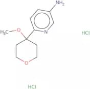 6-(4-Methoxyoxan-4-yl)pyridin-3-amine dihydrochloride
