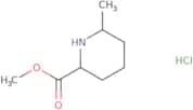 rac-Methyl (2R,6R)-6-methylpiperidine-2-carboxylate hydrochloride