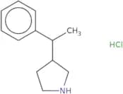 3-(1-Phenylethyl)pyrrolidine hydrochloride