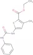 Ethyl 3-methyl-5-[(phenylcarbamoyl)amino]thiophene-2-carboxylate