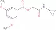 (Cyclopropylcarbamoyl)methyl 3,5-dimethoxybenzoate