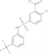 4-Chloro-3-nitro-N-[3-(trifluoromethyl)phenyl]benzene-1-sulfonamide