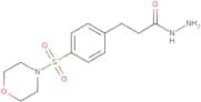 3-[4-(Morpholine-4-sulfonyl)phenyl]propanehydrazide