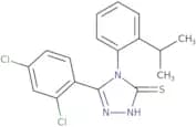 5-(2,4-Dichlorophenyl)-4-[2-(propan-2-yl)phenyl]-4H-1,2,4-triazole-3-thiol