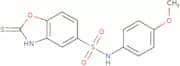 N-(4-Methoxyphenyl)-2-sulfanyl-1,3-benzoxazole-5-sulfonamide