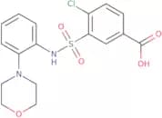 4-Chloro-3-{[2-(morpholin-4-yl)phenyl]sulfamoyl}benzoic acid