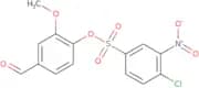 4-Formyl-2-methoxyphenyl 4-chloro-3-nitrobenzene-1-sulfonate